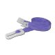 PURPLE 10mm Safety Lanyard with plastic clip and breakaway