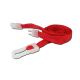 RED 10mm Safety Lanyard with Plastic Clip and Breakaway