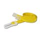 YELLOW 10mm Safety Lanyard with Plastic Clip and Breakaway
