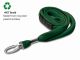 GREEN 10mm Premier Lanyard with Lobster Clip