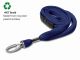 MID BLUE 10mm Premier Lanyard with Lobster Clip