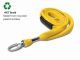 YELLOW 10mm Premier Lanyard with Lobster Clip