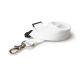 WHITE 15mm Event Lanyard with Flat Breakaway and Metal Trigger Clip