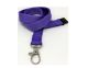 PURPLE 15mm Event Lanyard with Flat Breakaway and Metal Trigger Clip