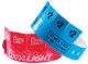 Tabbed Vinyl Wristbands - Printed One Colour