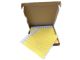 YELLOW AND WHITE STRIPED TYVEK WRISTBANDS - 25MM